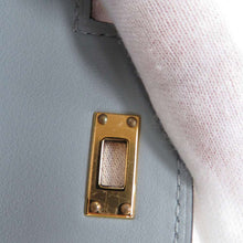 将图像加载到图库查看器中，HERMES ★Kelly Festival Bag Charm Blue Gacier Swift Leather
