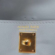 Load image into Gallery viewer, HERMES Kelly Festival Bag Charm Blue Gacier Swift Leather
