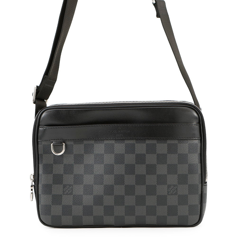 LOUIS VUITTON ★Trocadero Messenger NoirN40087 Damier Graphite Size PM