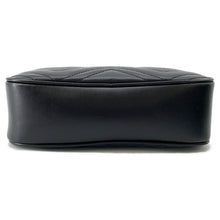 将图像加载到图库查看器中，GUCCI GG Marmont Small Camera Bag Black447632 Leather Size Small

