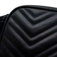 将图像加载到图库查看器中，GUCCI GG Marmont Small Camera Bag Black447632 Leather Size Small
