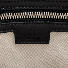 将图像加载到图库查看器中，GUCCI GG-embossed messenger bag Black658565 Leather
