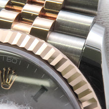 将图像加载到图库查看器中，ROLEX Datejust W36mm Stainless Steel K18PG Slate Dial126231
