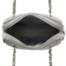 Load image into Gallery viewer, CHANEL Luxury Line ChainShoulder Bag Light Gray Calf Leather
