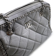 Load image into Gallery viewer, CHANEL Luxury Line ChainShoulder Bag Light Gray Calf Leather
