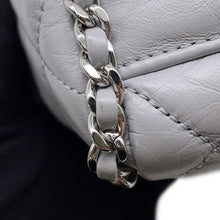 Load image into Gallery viewer, CHANEL Luxury Line ChainShoulder Bag Light Gray Calf Leather
