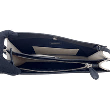 Load image into Gallery viewer, BALENCIAGA NavyPochette Shoulder Bag Beige/Black339937 Canvas Leather
