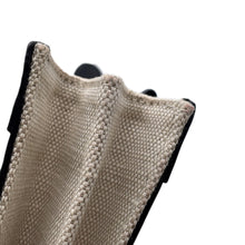 将图像加载到图库查看器中，BALENCIAGA NavyPochette Shoulder Bag Beige/Black339937 Canvas Leather
