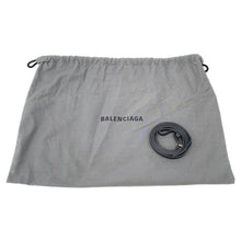 将图像加载到图库查看器中，BALENCIAGA NavyPochette Shoulder Bag Beige/Black339937 Canvas Leather
