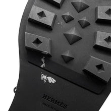 Load image into Gallery viewer, HERMES Derby First Loafers Black Leather Size 35H
