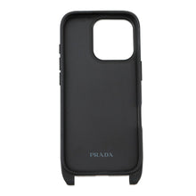 Load image into Gallery viewer, PRADA Saffiano Leather iPhone16pro Case Black1ZH209 Leather Rubber
