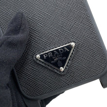 Load image into Gallery viewer, PRADA Saffiano Leather iPhone16pro Case Black1ZH209 Leather Rubber
