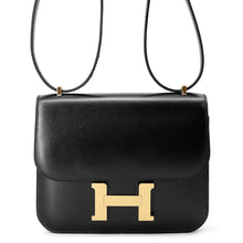 Load image into Gallery viewer, HERMES Constance3 Miroir Black Box Calf Leather Size Mini
