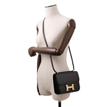 Load image into Gallery viewer, HERMES Constance3 Miroir Black Box Calf Leather Size Mini
