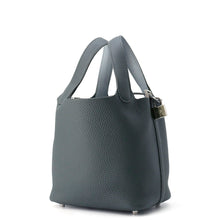 将图像加载到图库查看器中，HERMES Picotin Lock Eclat Vert Mangrove/Guripantan Taurillon Clemence Swift Leather Size PM
