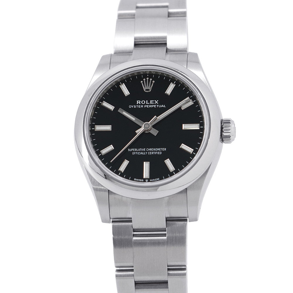 ROLEX Oyster Perpetual W31mm Stainless Steel Black Dial277200