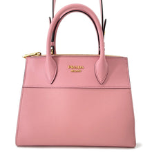 将图像加载到图库查看器中，PRADA Paradigm 2WAY Handbag Pink1BA103 Leather

