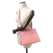 将图像加载到图库查看器中，PRADA Paradigm 2WAY Handbag Pink1BA103 Leather
