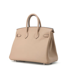 将图像加载到图库查看器中，HERMES Birkin Beige Marfa/Gris Pale Swift Leather Size 25
