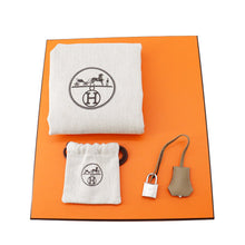 将图像加载到图库查看器中，HERMES Birkin Beige Marfa/Gris Pale Swift Leather Size 25
