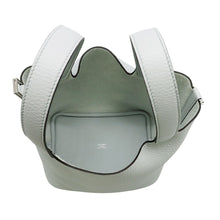 将图像加载到图库查看器中，HERMES Picotin Lock Blue Pale Taurillon Clemence Size PM
