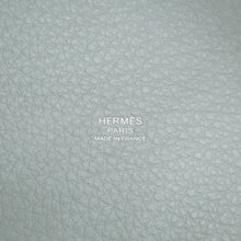 将图像加载到图库查看器中，HERMES Picotin Lock Blue Pale Taurillon Clemence Size PM
