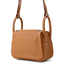 将图像加载到图库查看器中，HERMES Lindy Gold Swift Leather Size Mini
