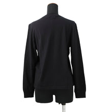 Load image into Gallery viewer, CHANEL Camellia logo long sleeve top Size XS BlackP63300 Cotton100% Sequins
