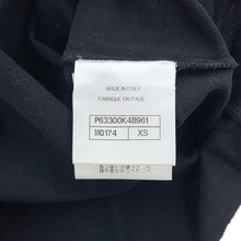 将图像加载到图库查看器中，CHANEL Camellia logo long sleeve top Size XS BlackP63300 Cotton100% Sequins
