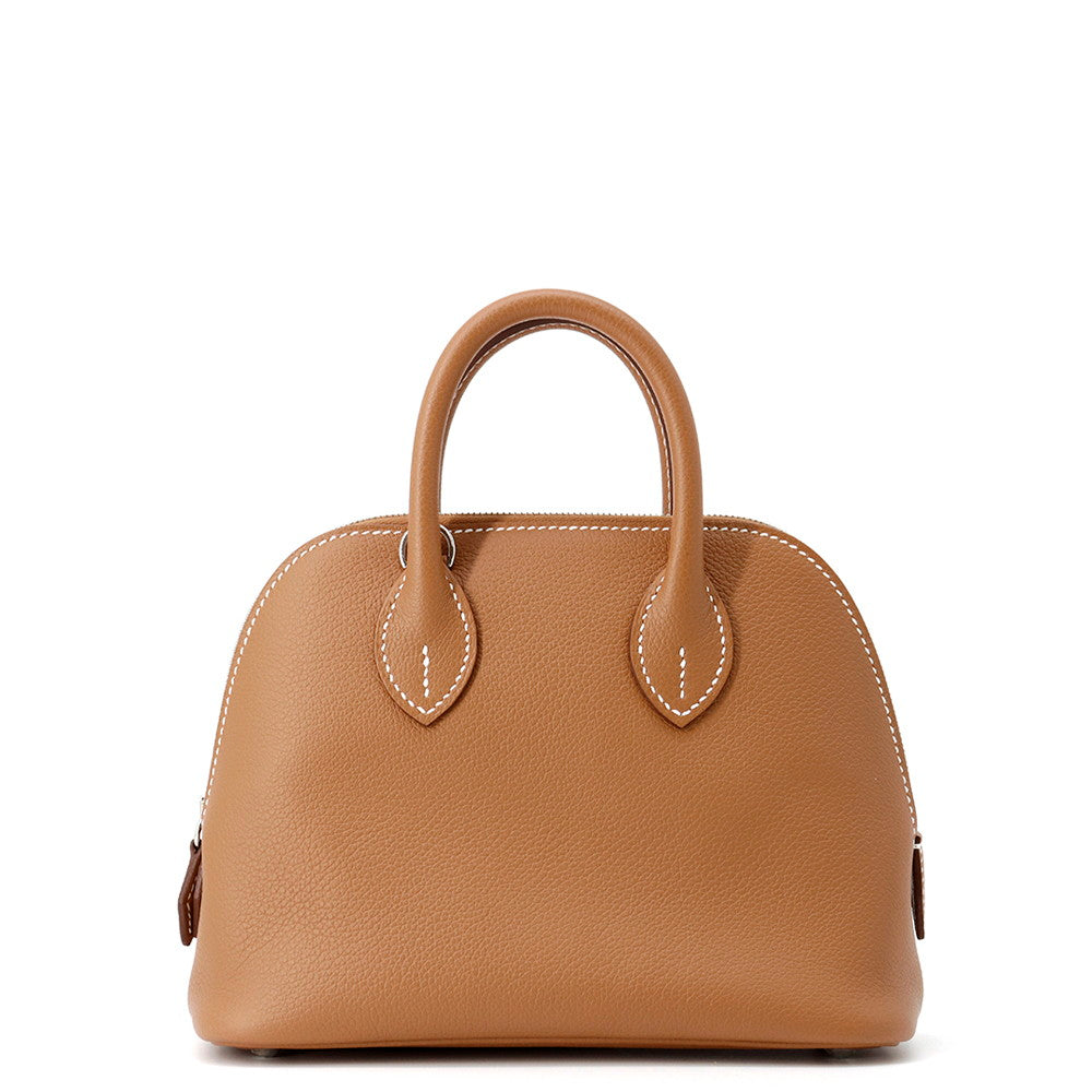 HERMES Bolide 1923 Gold Evercolor Size Mini