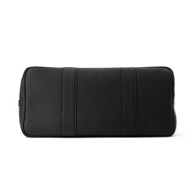将图像加载到图库查看器中，HERMES Garden Party Biscuit/Black Toile H Negonda Leather Size PM
