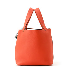 将图像加载到图库查看器中，HERMES Picotin Lock Rose texas Taurillon Clemence Size PM
