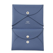 将图像加载到图库查看器中，HERMES Calvi Duo Blue Agate Evercolor
