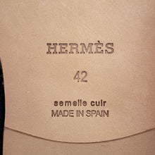 Load image into Gallery viewer, HERMES Antigua Sandals Beige・Sable Chevre Leather・Velour Size 42
