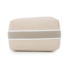 将图像加载到图库查看器中，HERMES Brid a Black Beige Canvas Size PM
