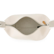 将图像加载到图库查看器中，HERMES Brid a Black Beige Canvas Size PM

