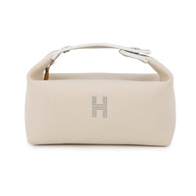 Load image into Gallery viewer, HERMES Brid a Black Beige Canvas Size PM

