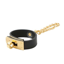 将图像加载到图库查看器中，HERMES kelly glove holder Black Swift Leather

