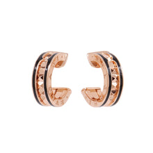将图像加载到图库查看器中，BVLGARI B.Zero1 Padlock Earrings357567 K18PG Ceramic
