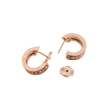 将图像加载到图库查看器中，BVLGARI B.Zero1 Padlock Earrings357567 K18PG Ceramic
