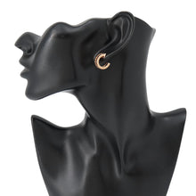 将图像加载到图库查看器中，BVLGARI B.Zero1 Padlock Earrings357567 K18PG Ceramic
