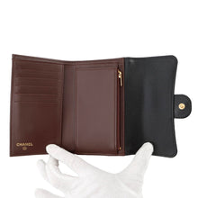 Load image into Gallery viewer, CHANEL Matelasse Medium Wallet BlackAP0232 Caviar Leather
