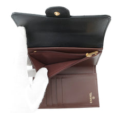 Load image into Gallery viewer, CHANEL Matelasse Medium Wallet BlackAP0232 Caviar Leather
