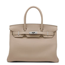将图像加载到图库查看器中，HERMES Birkin Gris Tourterelle Togo Leather Size 30

