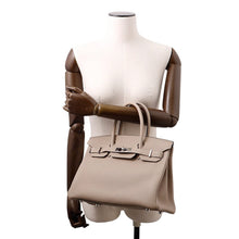 将图像加载到图库查看器中，HERMES Birkin Gris Tourterelle Togo Leather Size 30
