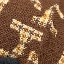 将图像加载到图库查看器中，GUCCI Check GG Wool Jacquard Scarf Brown/Beige660025 Wool 100%
