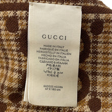 将图像加载到图库查看器中，GUCCI Check GG Wool Jacquard Scarf Brown/Beige660025 Wool 100%
