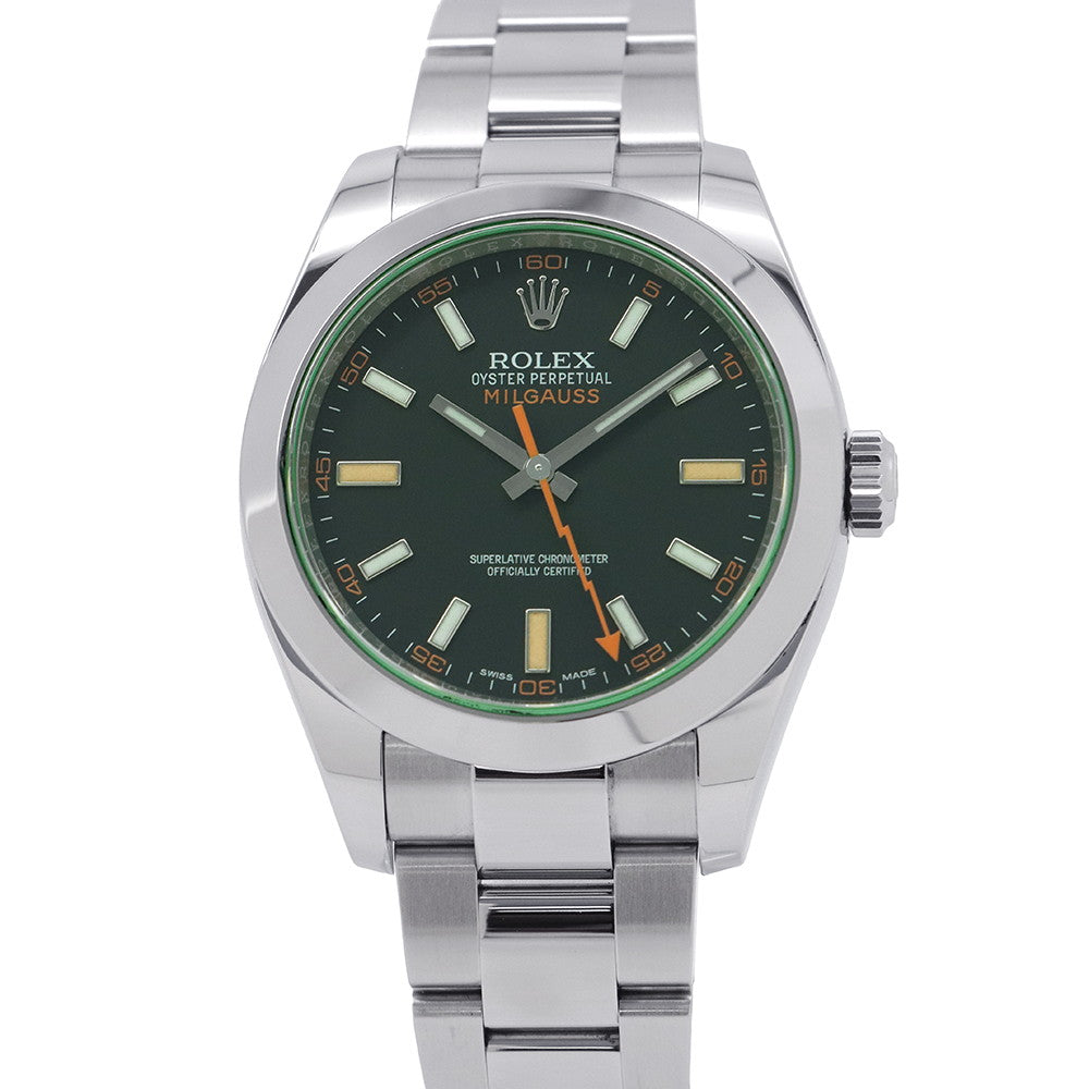 ROLEX Milgauss W40mm Stainless Steel Black Dial116400GV