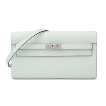Load image into Gallery viewer, HERMES Kelly wallet long to go VertPeppermintH080253CKN3 Epsom

