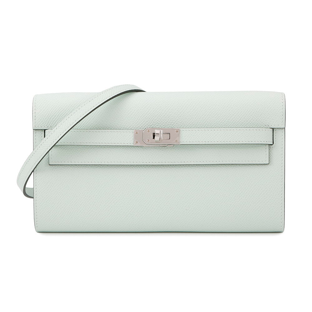 HERMES Kelly wallet long to go VertPeppermintH080253CKN3 Epsom